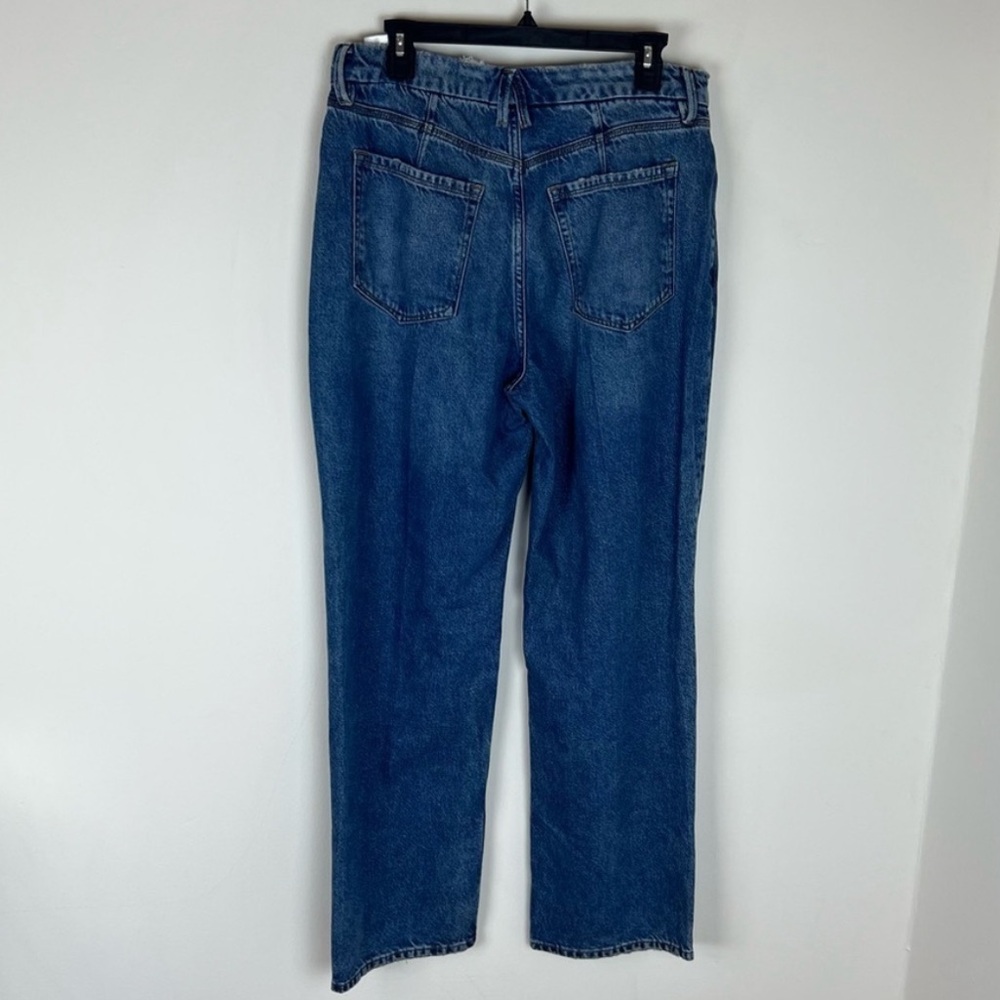 Good American Good 90s Distressed Straight Jeans Size 10 / 30 - Picture 4 of 6